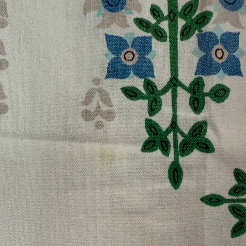 Bundle 3 for 50% off 1950s Midcentury Printed Square Cotton Tablecloth